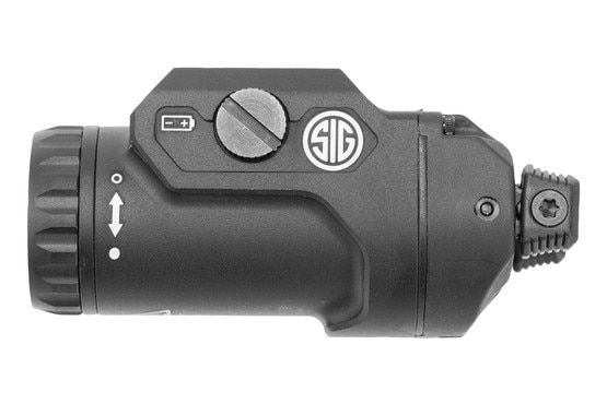 Sig Sauer FOXTROT2R 700 lumen weapon light, black.